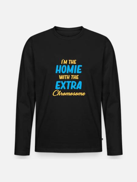 J'en suis conscient - T-shirt manches longues Premium bio Homme - noir