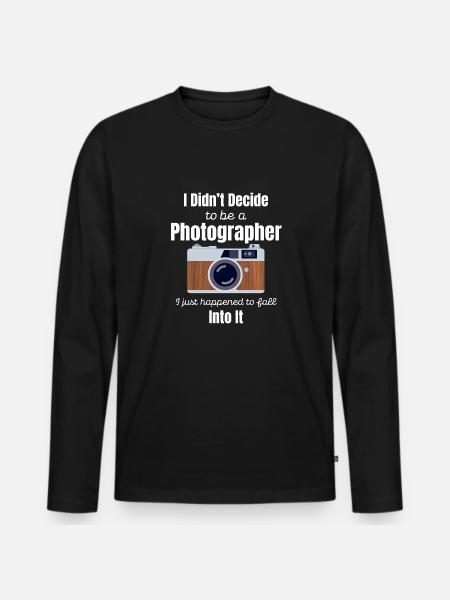 I didn't choose to - Men's Premium Organic Long Sleeve Shirt - black