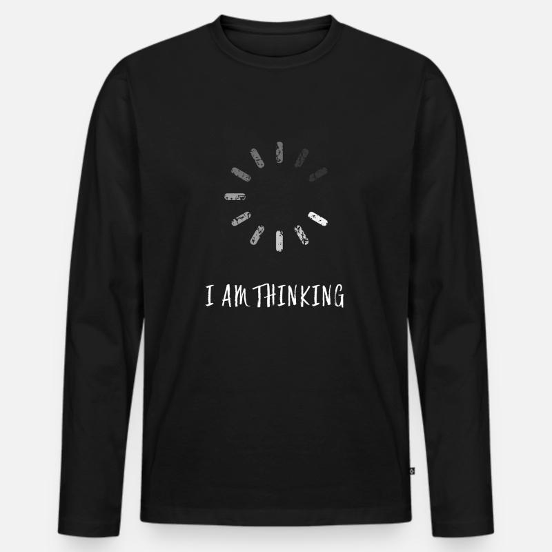 Codice programmatore Software Geek Gift - Maglia a manica lunga ecologica premium da uomo - nero