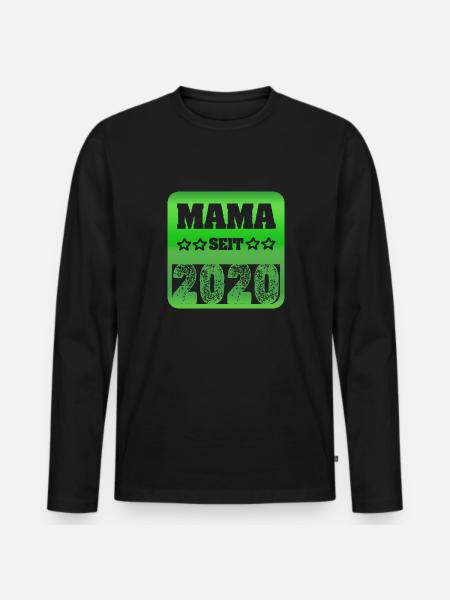 2020 2020 - Männer Premium Bio Langarmshirt - Schwarz