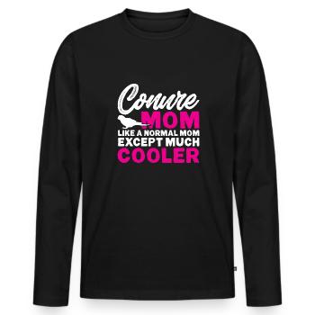 Molinasittich Perroquet Oiseau Perruche du Soleil - T-shirt manches longues Premium bio Homme - noir - Devant - Nico (187cm)