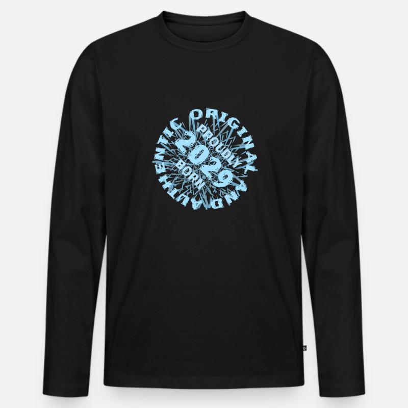 Spiel 2029 - Männer Premium Bio Langarmshirt - Schwarz