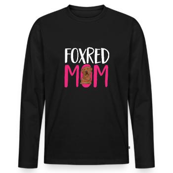 Foxred Labrador Fox Red Labrador Retriever - Men's Premium Organic Long Sleeve Shirt - black - Front - Nico (187cm)