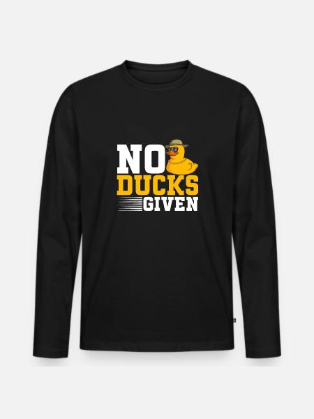 Rubber Duck Rubber Duck - Men's Premium Organic Long Sleeve Shirt - black