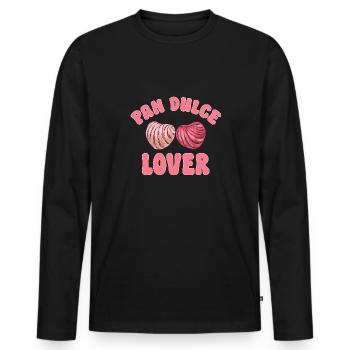 Concha Hispanic Mexikanisch Pan Dulce - Männer Premium Bio Langarmshirt - Schwarz - Vorne - Nico (187cm)