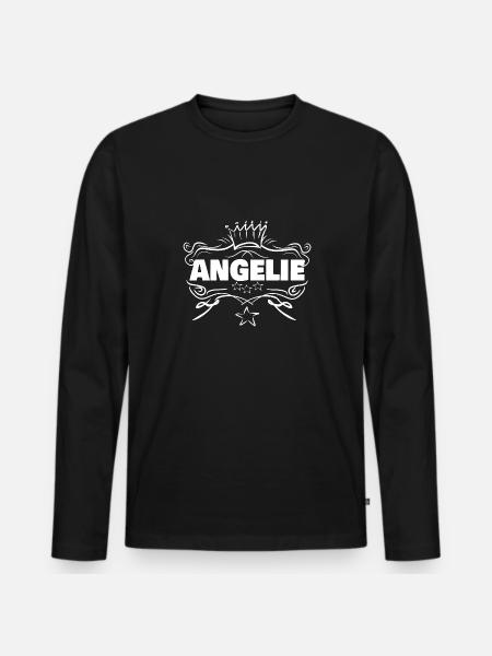 Bébé Angelie - T-shirt manches longues Premium bio Homme - noir