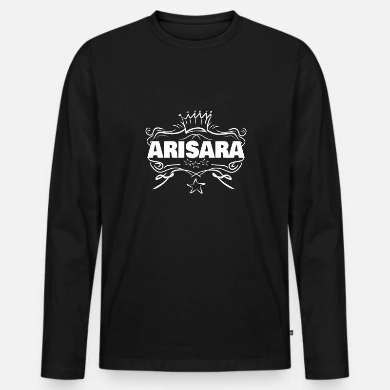 Baby Arisara - Männer Premium Bio Langarmshirt - Schwarz
