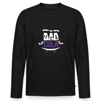 Grusel Halloweenspruch Spruch Halloween - Männer Premium Bio Langarmshirt - Schwarz - Vorne - Nico (187cm)