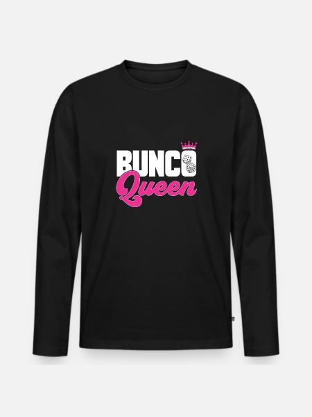 Bunco Dice Game - Men's Premium Organic Long Sleeve Shirt - black