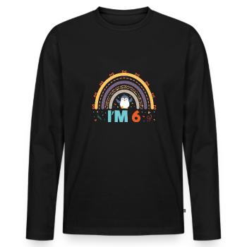 King Penguin Emperor Penguin Penguin Gift - Men's Premium Organic Long Sleeve Shirt - black - Front - Nico (187cm)
