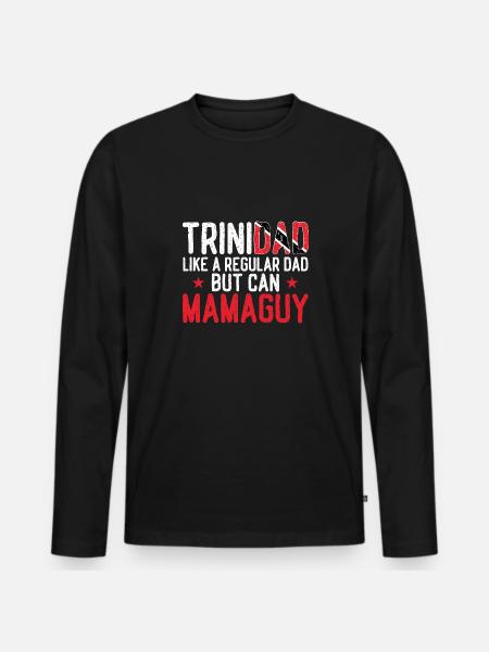 Drapeau de Trinité-et-Tobago - T-shirt manches longues Premium bio Homme - noir