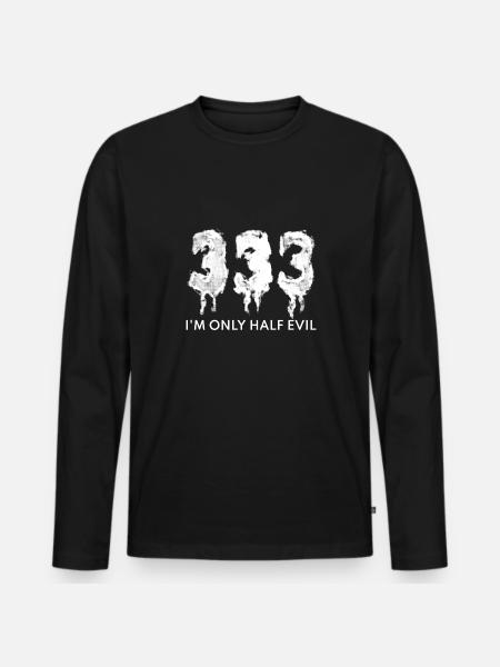 Halloween Candy Disguise Costume - Men's Premium Organic Long Sleeve Shirt - black