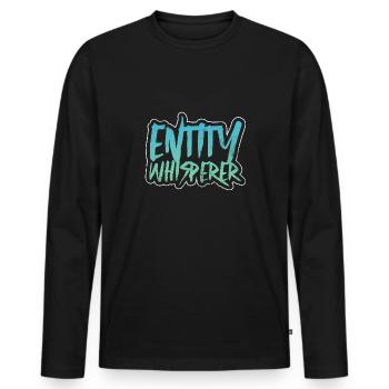 Entity whisperer Paranormal - Männer Premium Bio Langarmshirt - Schwarz - Vorne - Nico (187cm)