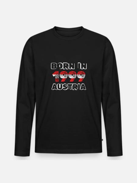 Geboren 1999 - Männer Premium Bio Langarmshirt - Schwarz
