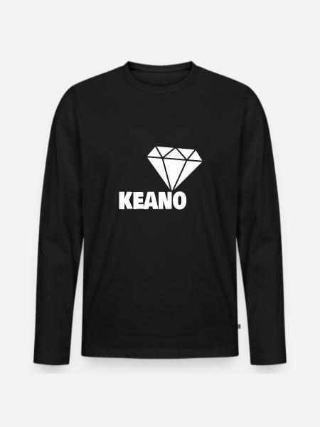 Noble Keano - Men's Premium Organic Long Sleeve Shirt - black
