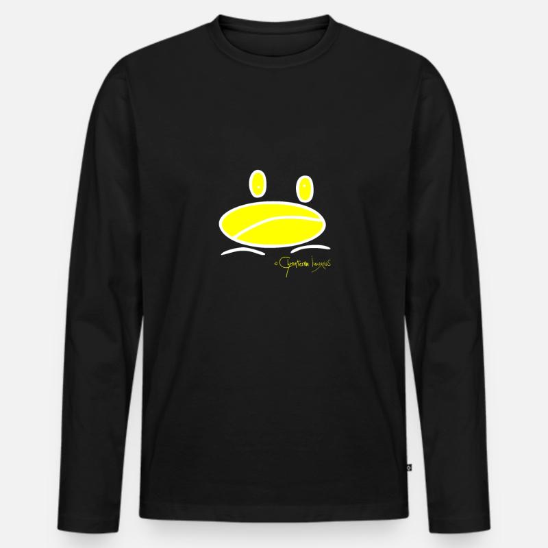 Froschmini © Chyropterum Innoxius - Männer Premium Bio Langarmshirt - Schwarz