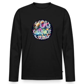 Microbiology Microbiologist You Cannot B Cereus - Men's Premium Organic Long Sleeve Shirt - black - Front - Nico (187cm)