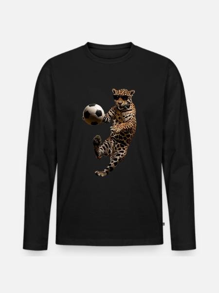 Jaguar - Men's Premium Organic Long Sleeve Shirt - black