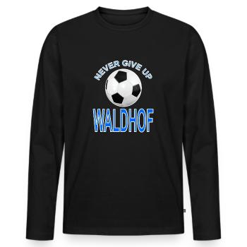 Football club de football jouer tor - T-shirt manches longues Premium bio Homme - noir - Devant - Nico (187cm)
