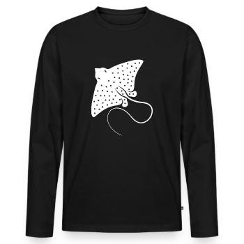 Diving Dive Dive - Men's Premium Organic Long Sleeve Shirt - black - Front - Nico (187cm)