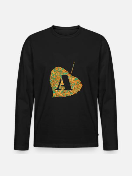 Sheet E 95 A - Men's Premium Organic Long Sleeve Shirt - black