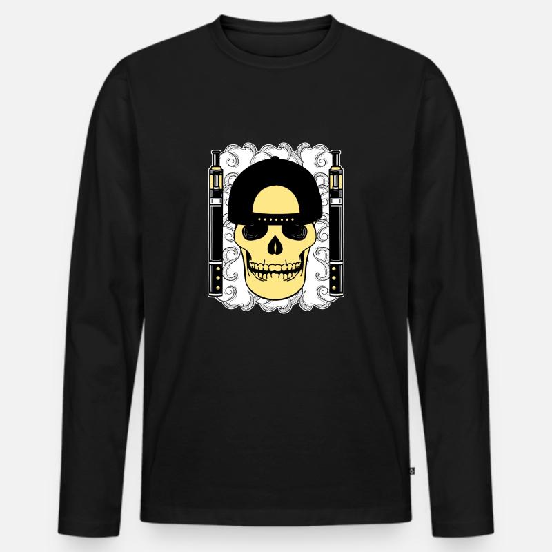 Vaper - Männer Premium Bio Langarmshirt - Schwarz