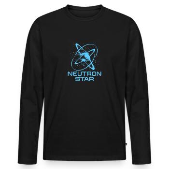 Neutronen Stern Wissenschaft Universum - Männer Premium Bio Langarmshirt - Schwarz - Vorne - Nico (187cm)