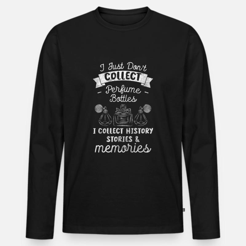 Duft Note Körperpflege Duftspray - Männer Premium Bio Langarmshirt - Schwarz