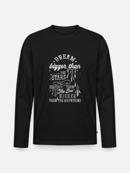 Signs Form Powers - Men's Premium Organic Long Sleeve Shirt - black
