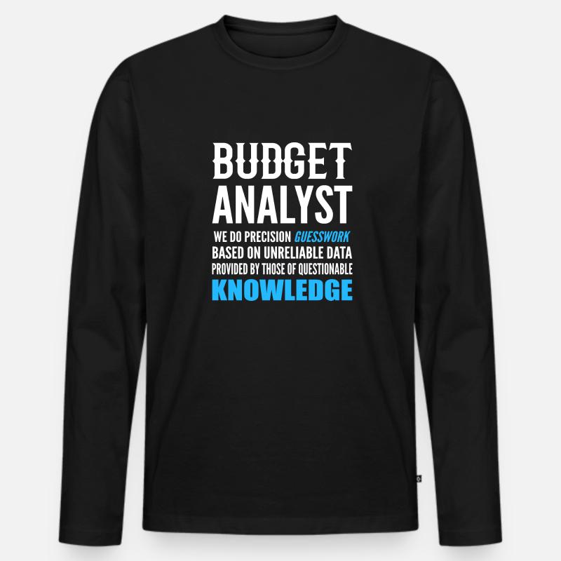 Wir machen Präzision Komiker Geschenk - Männer Premium Bio Langarmshirt - Schwarz