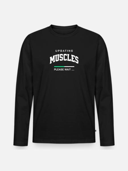 Mise à jour - T-shirt manches longues Premium bio Homme - noir