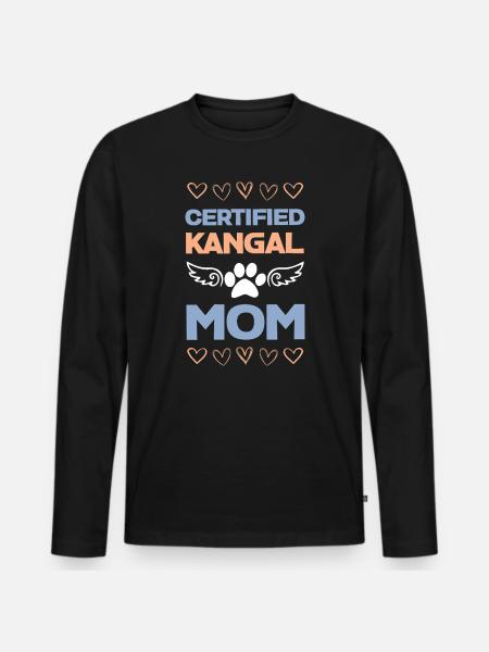 Kangal Mama Certified - Men's Premium Organic Long Sleeve Shirt - black