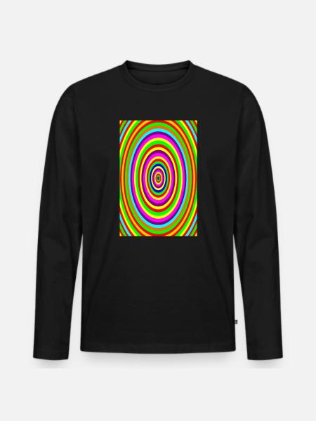 Balance Of Power - Men's Premium Organic Long Sleeve Shirt - black