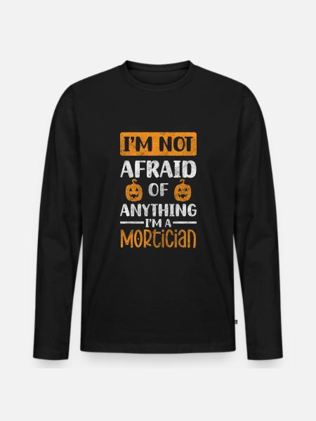 Funeral profession coffin - Men's Premium Organic Long Sleeve Shirt - black