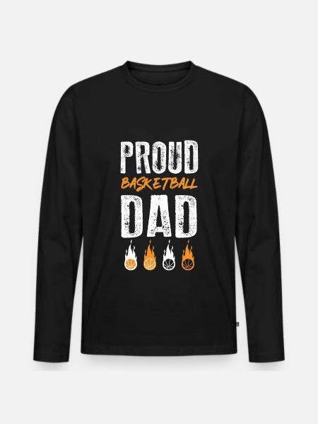 Basketball Daddy - Men's Premium Organic Long Sleeve Shirt - black