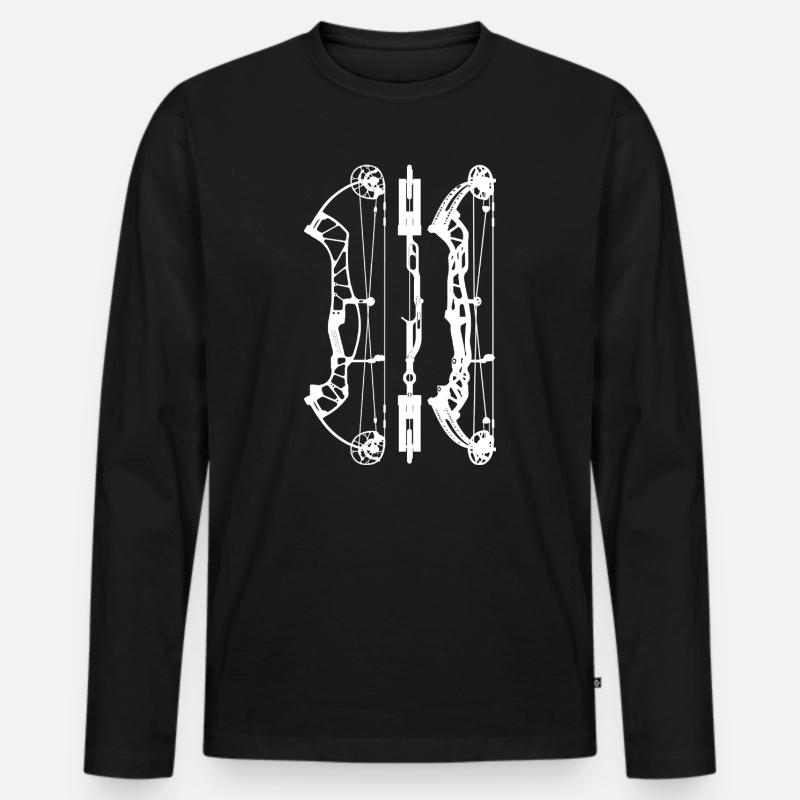 HoytConceptFX_PlansW - Männer Premium Bio Langarmshirt - Schwarz