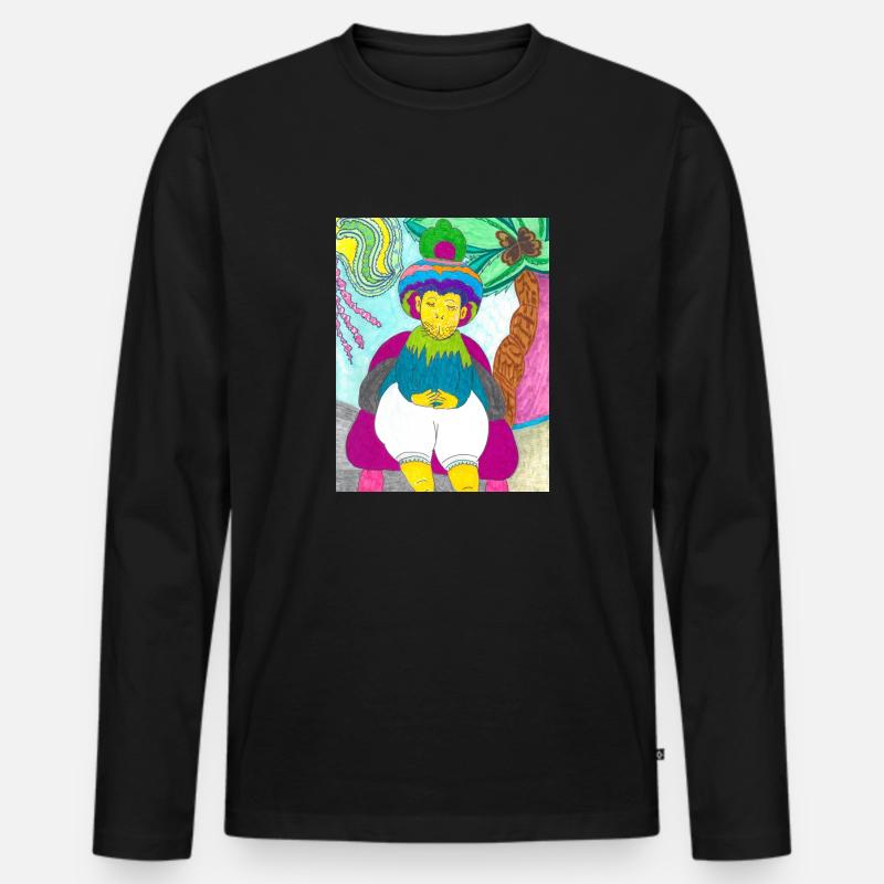 JasminEs World - Männer Premium Bio Langarmshirt - Schwarz