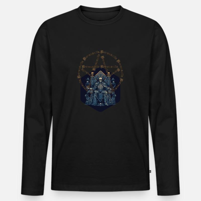 Necromantia 2 - Männer Premium Bio Langarmshirt - Schwarz