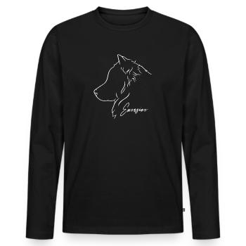 Eurasier Profile Dogs Dog Wilsigns - Men's Premium Organic Long Sleeve Shirt - black - Front - Nico (187cm)