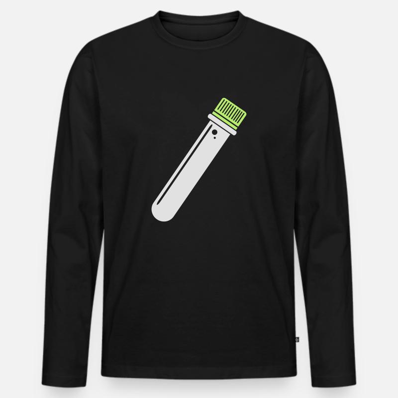 PETling 2farbig - geocaching Container - Männer Premium Bio Langarmshirt - Schwarz