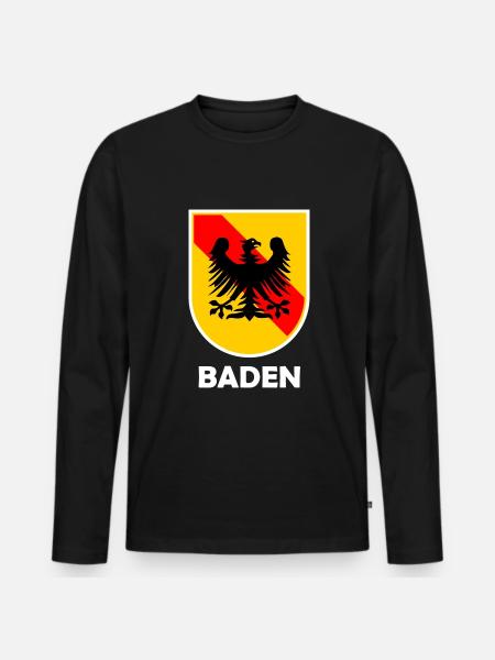 The beautiful Badnerland - Men's Premium Organic Long Sleeve Shirt - black