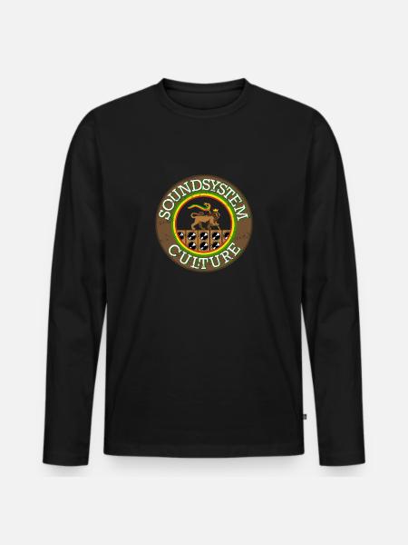 Reggae Reggae Soundsystem - Men's Premium Organic Long Sleeve Shirt - black