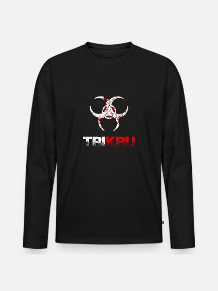 Trikru Symbol - T-shirt manches longues Premium bio Homme - noir