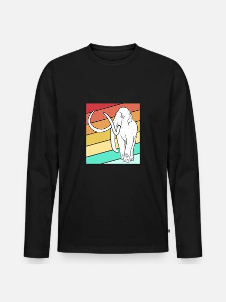 Mammut - Männer Premium Bio Langarmshirt - Schwarz