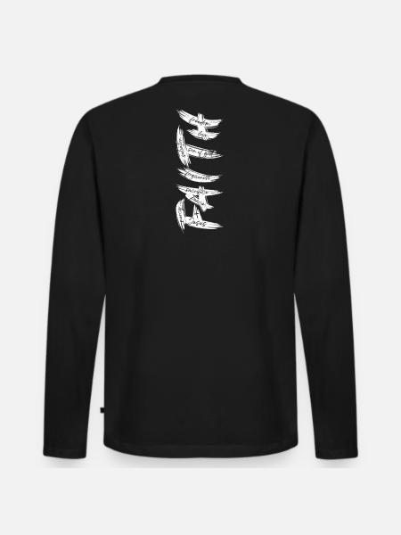 FOI - Paroles Cachées Design Chrétien - T-shirt manches longues Premium bio Homme - noir