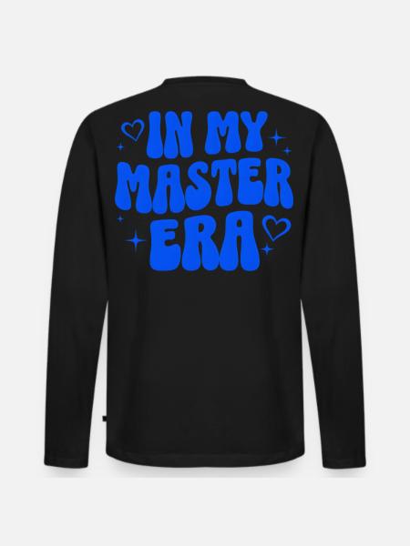 Master Abschluss Geschenk Studium Uni Absolvent - Männer Premium Bio Langarmshirt - Schwarz
