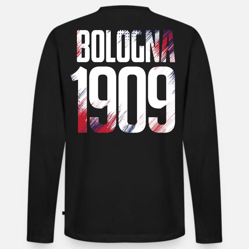 1909 - Männer Premium Bio Langarmshirt - Schwarz