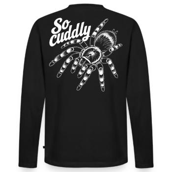 Tarantulas Love - Men's Premium Organic Long Sleeve Shirt - black - Back - Nico (187cm)