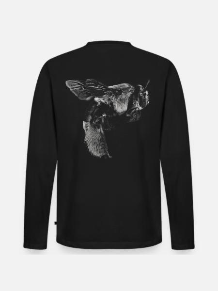 Conception d'abeilles abeilles - T-shirt manches longues Premium bio Homme - noir
