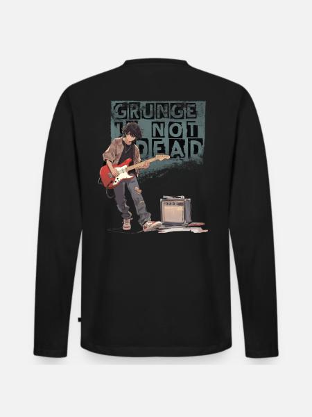 Grunge NOT Dead 02 - Men's Premium Organic Long Sleeve Shirt - black